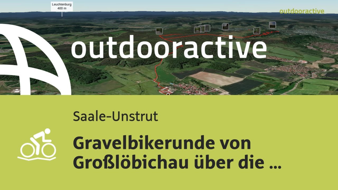 Gravelbikerunde von Gro&szlig;l&ouml;bichau &uuml;ber die mittlere Horizontale und Steinkreuz.