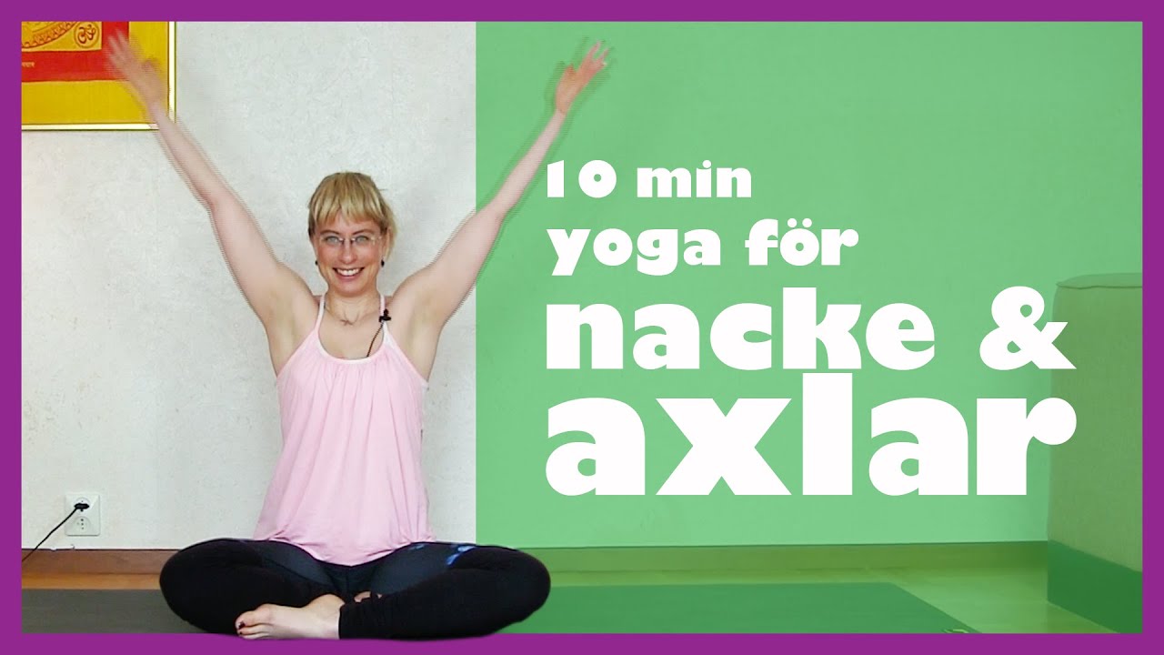 Yogapass för nacke och axlar (10 min)