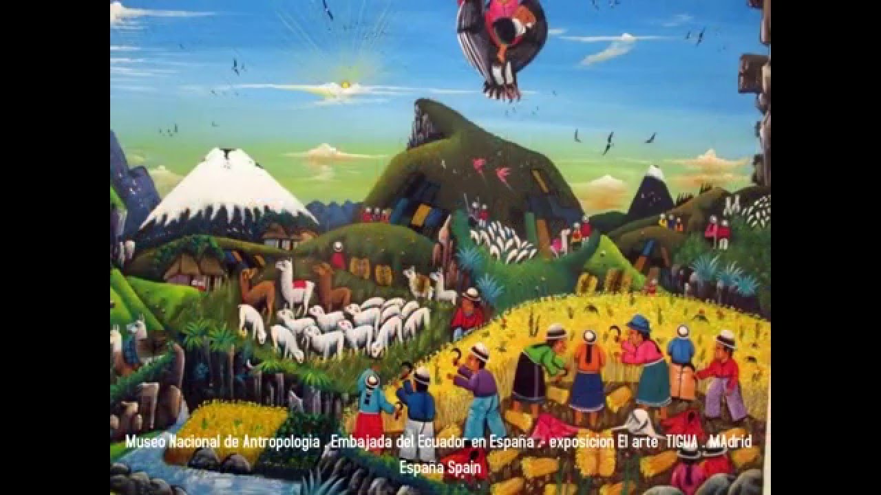 arte TIGUA del Ecuador . Museo de Antropologia. Madrid . España