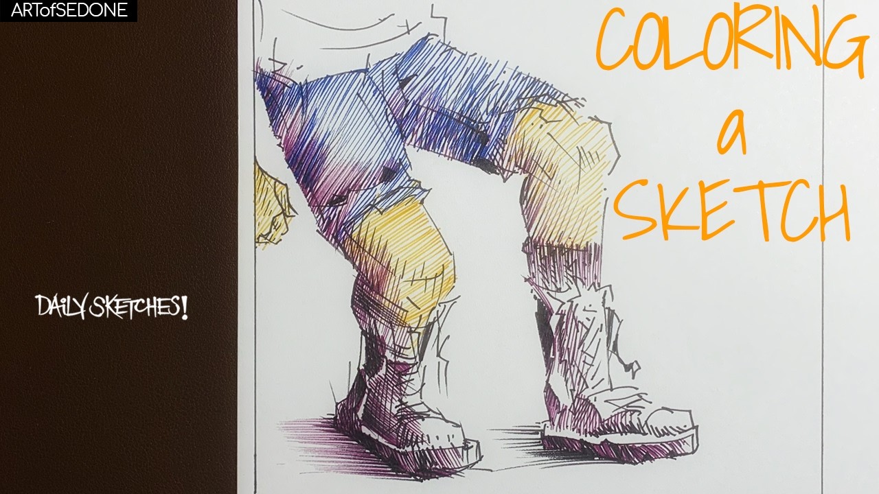 Coloring A Sketch