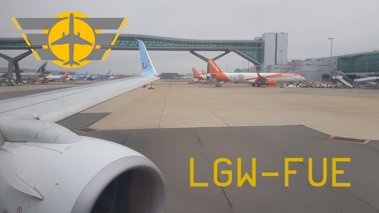 Flight vlog! | TOM4668 | LGW-FUE | All inclusive to Fuerteventura!