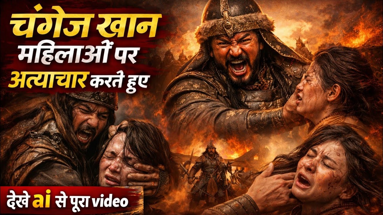 “चंगेज़ ख़ान का महिलाओं पर कहर!” ✅  देखो Ai से पूरा video #Aivideo