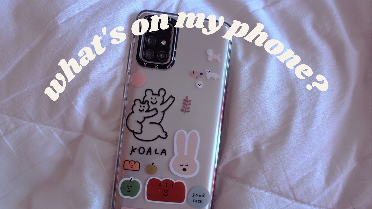 [ENG SUB] what's on my phone ☁️ + how to make your android aesthetic✨