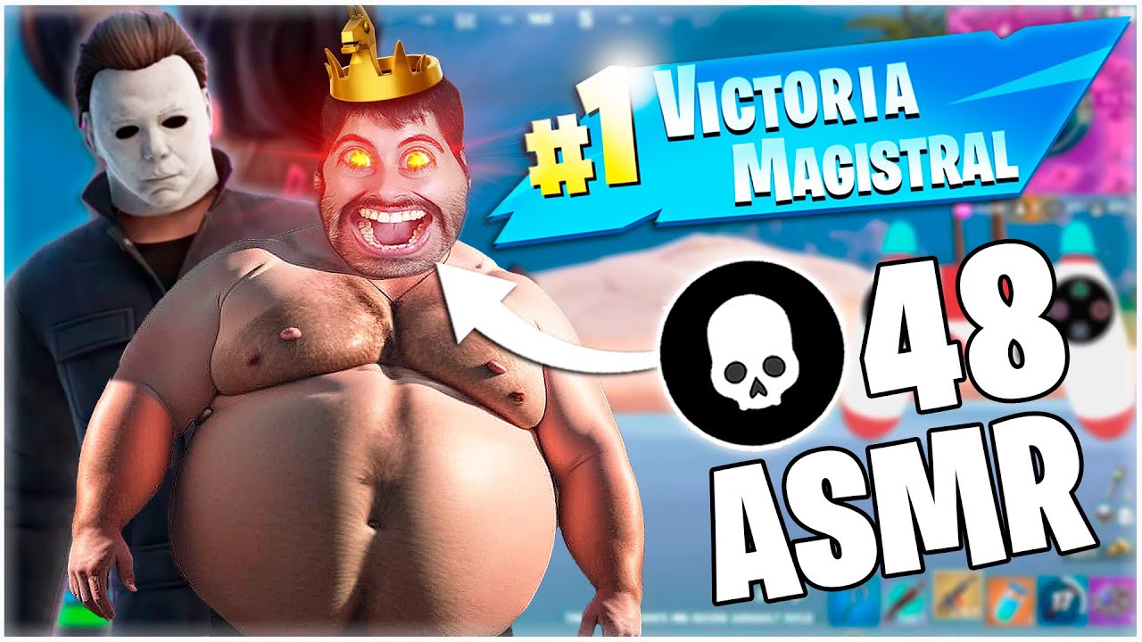 ASMR FAST MOUTH SOUNDS FORTNITE SOLO VS SQUAD 48 KILLS - CHAPTER 4 SEASON 4 - ASMR PARA DORMIR