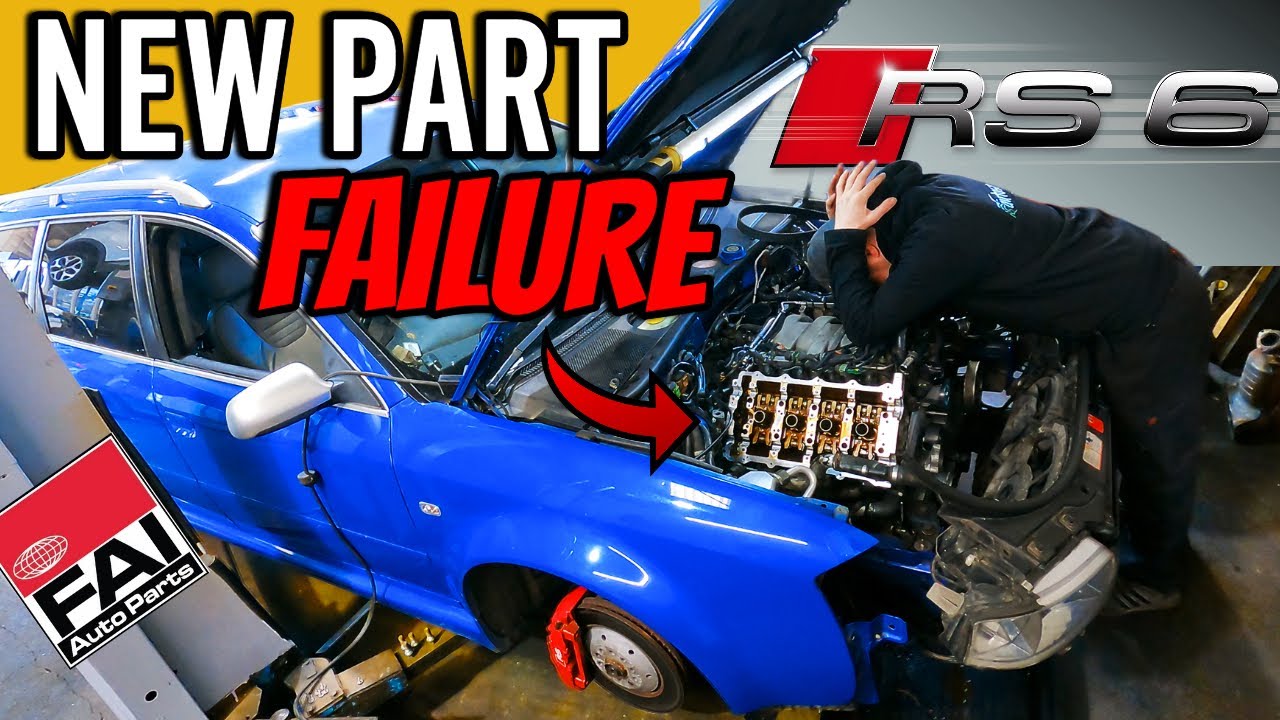 PARTS FAILED! C5 RS6 Cam Chain Tensioner Failure!!!