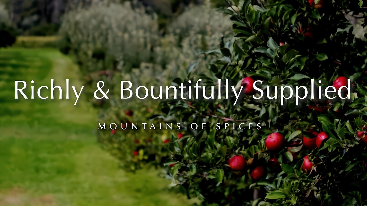 Richly and Bountifully Supplied