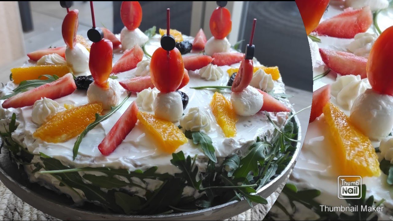 سلطة ابلي ebly الراقية في متناول الجميع منعشة على شكل طورطة 🥗🥗