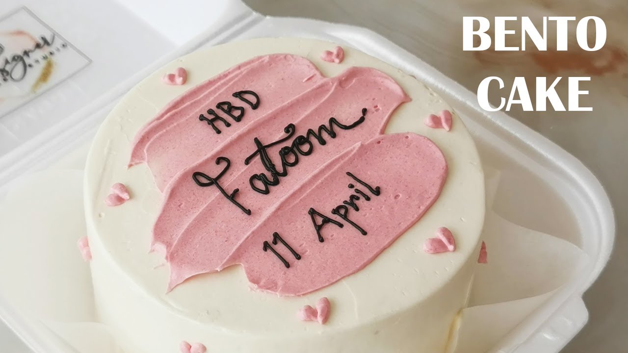 Korean Bento Cake Tutorial