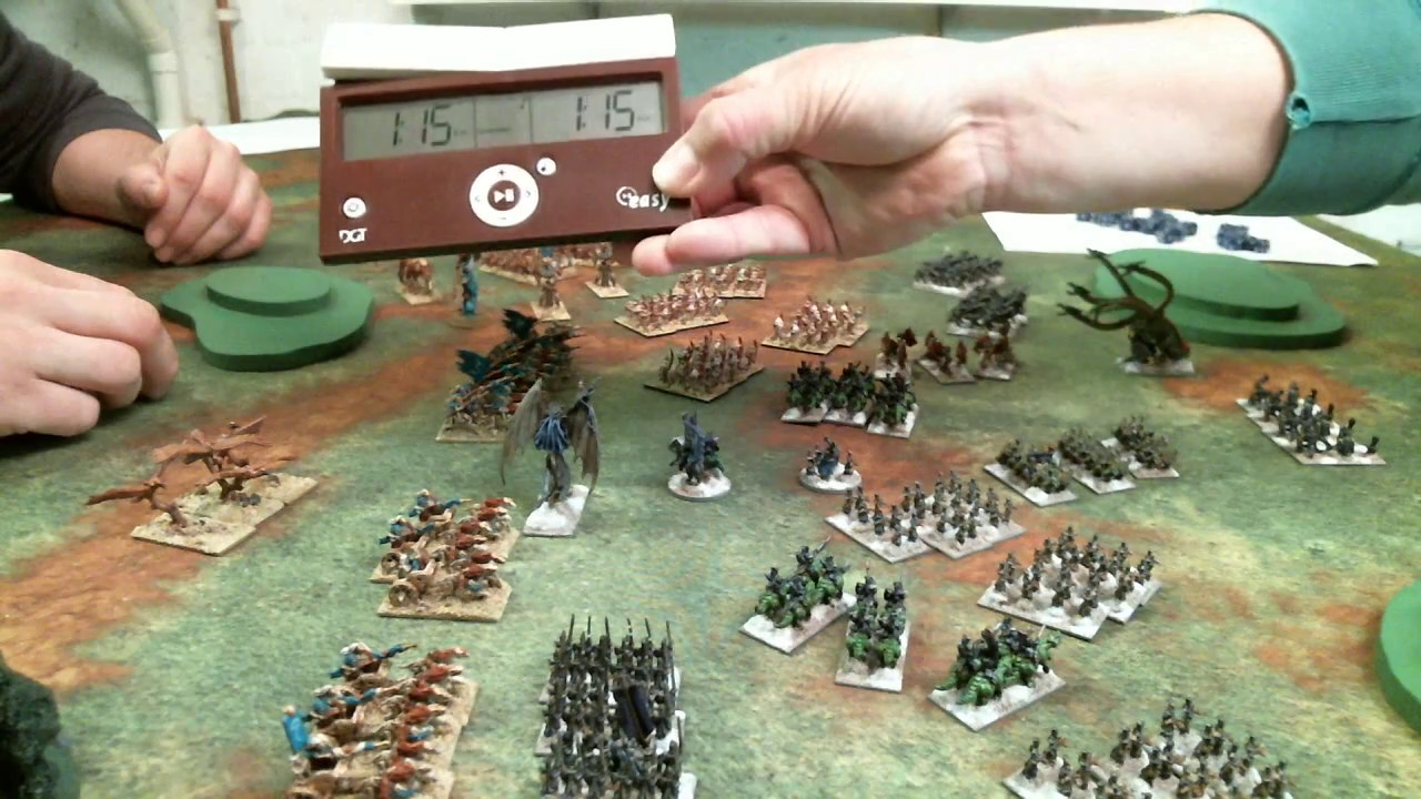 Warmaster Revolution - Tomb Kings vs Dark Elves 2000pt Battle Report