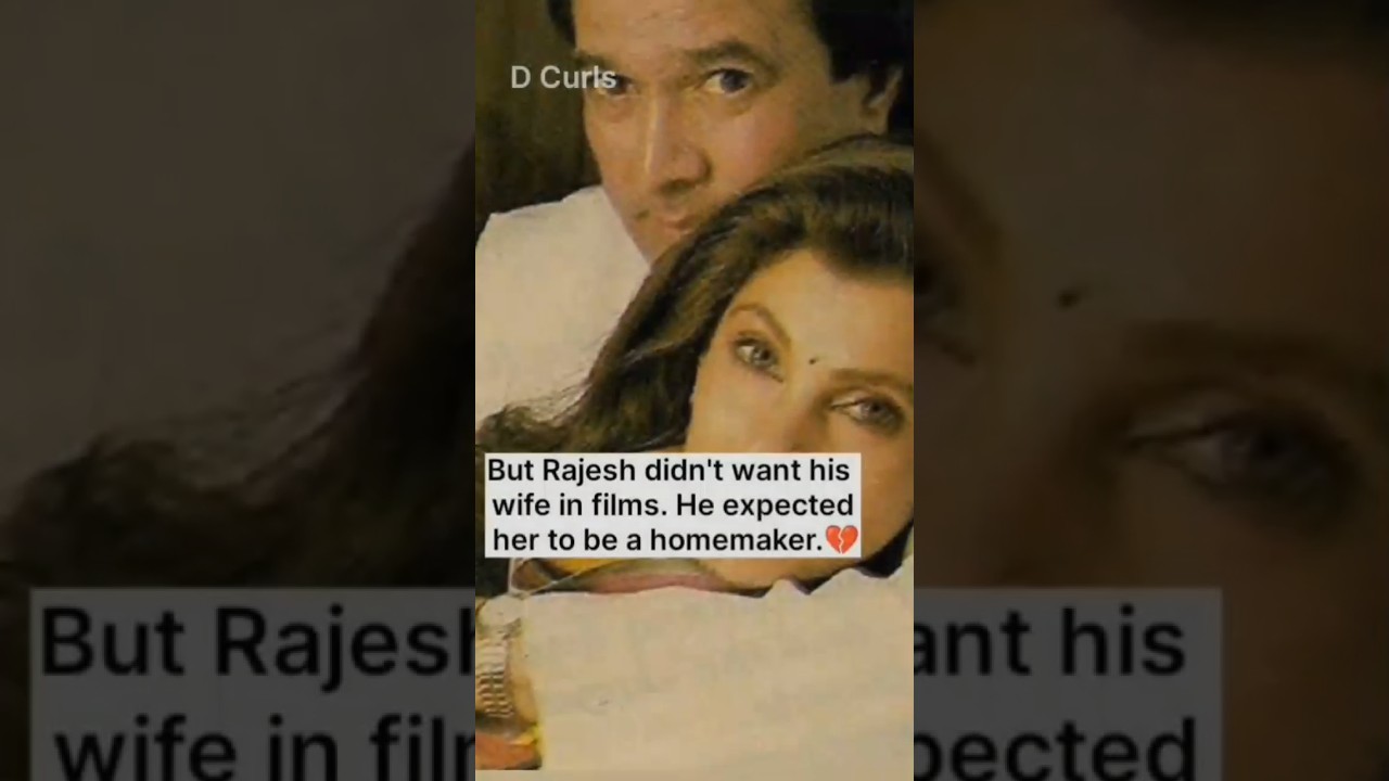 Dimple Kapadia Chose Marriage Over Career ..!! #RajeshKhanna #DimpleKapadia @D.Curls.Official
