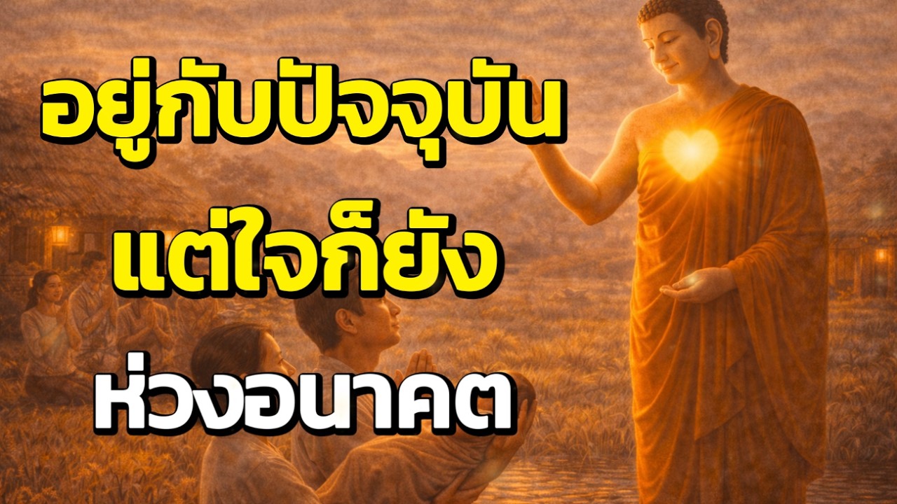 〈ฟังธรรมะก่อนนอน〉 | Ep.331 | อยู่กับปัจจุบัน แต่ใจก็ยังห่วงอนาคต