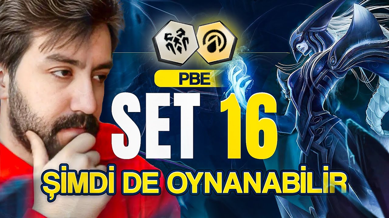 SET 16 PBE - ŞİMDİ DE OYNANABİLİR - LoL Taktik Savaşları