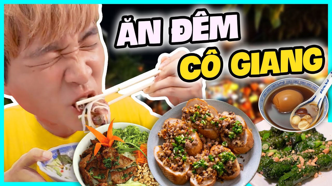 Ăn Sấp Mặt trên đường Cô Giang - Cô Bắc | Bún Thịt Nướng 40 Năm Tuổi | Cháp Cháp Cùng Woossi