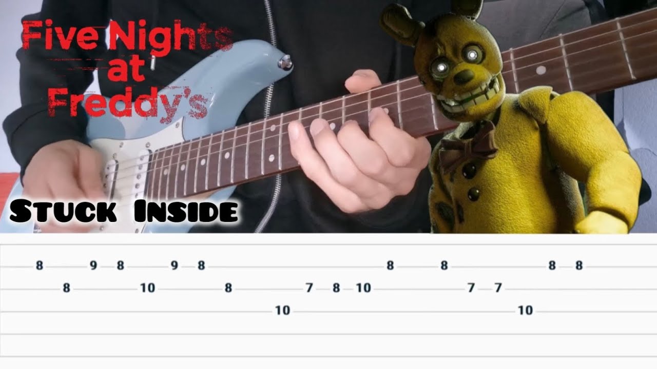 STUCK INSIDE - FNAF Guitar Cover [+TABS]