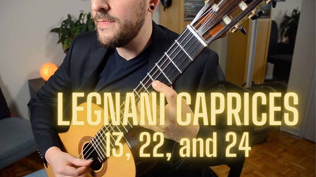 Legnani Caprices Nos. 13, 22, and 24