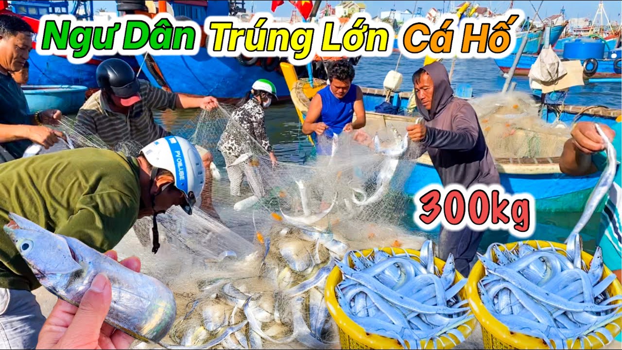 Phan Rí Cửa Mùa Cá Hố Đầu Năm | Cùng Gia Đình Đổ Bánh Xèo Bánh Căn Hải Sản