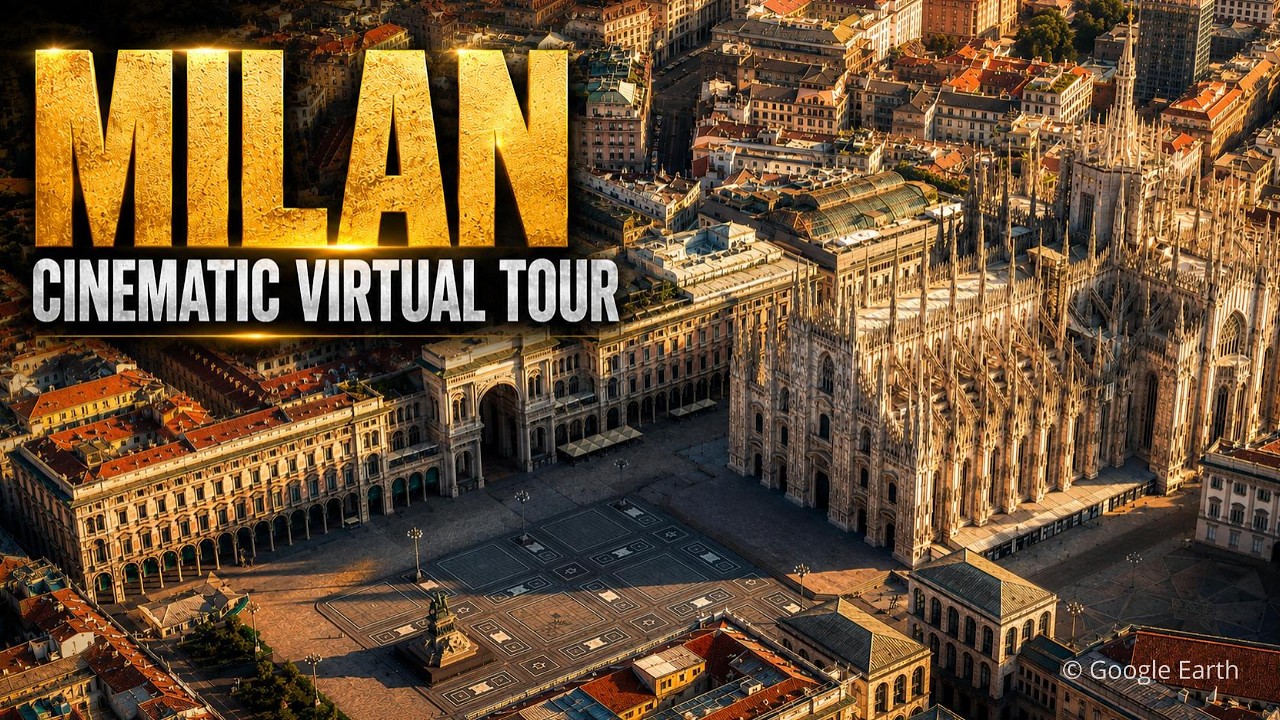 Milan From Above 🇮🇹 | Cinematic Virtual Tour