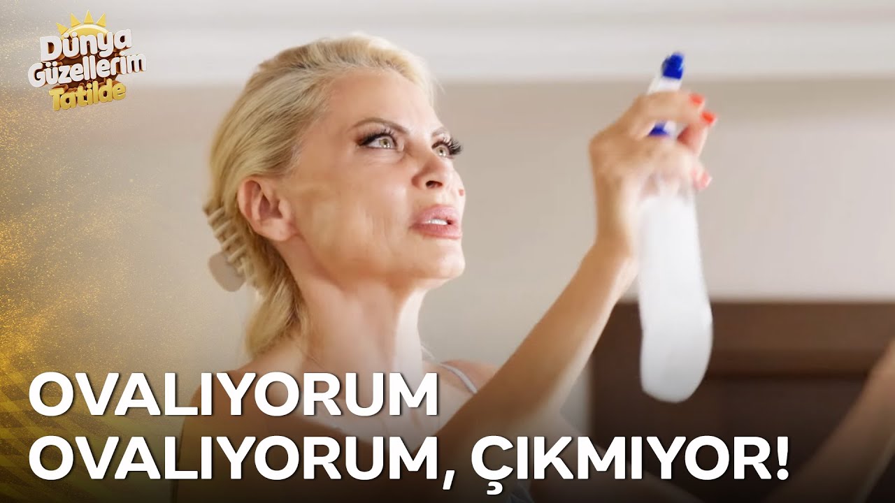 Seray Sever Avize Temizledi | D&uuml;nya G&uuml;zellerim Tatilde