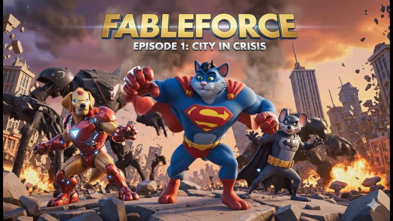 Восхождение FableForce | Эпизод 1: Город в кризисе | 3D анимационный фильм