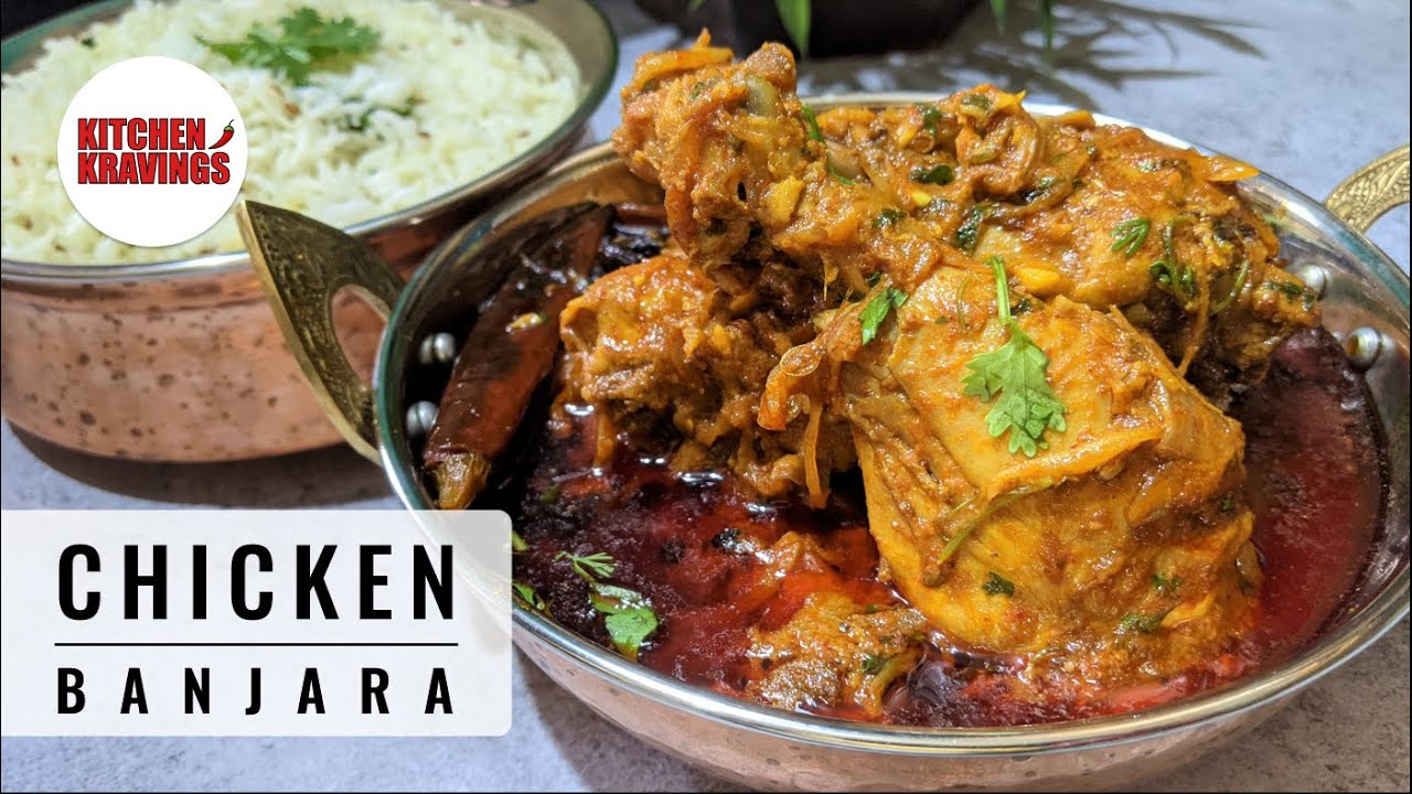 Chicken Banjara Rajasthani Style |  Murgh Banjara Curry |  Restaurant Style Chicken Banjara Curry