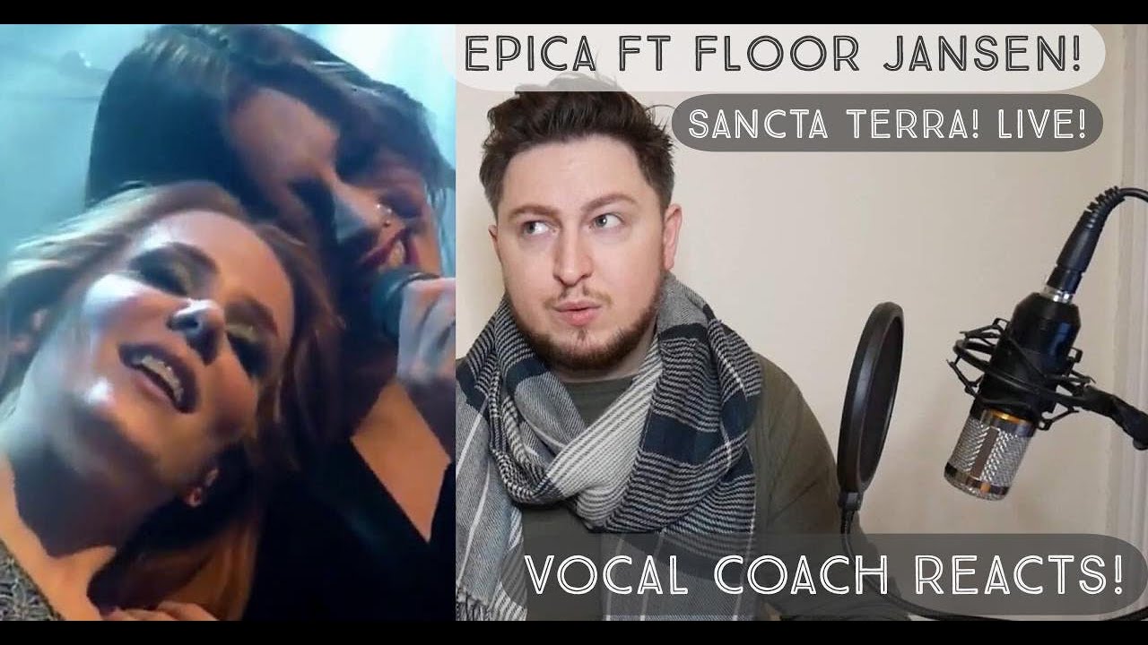 Vocal Coach Reacts! Epica! Sancta Terra ft Floor Jansen ( of Nightwish)! Live!