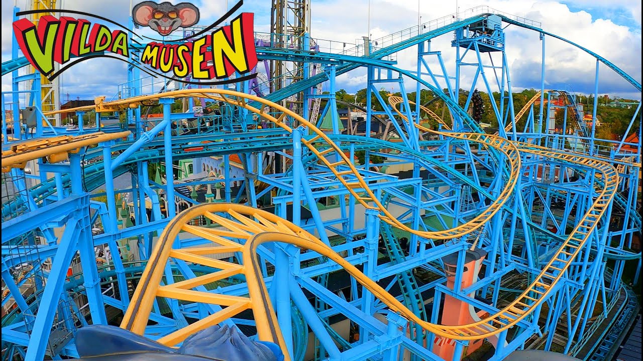 Vilda Musen 4K Front Seat POV - Gröna Lund