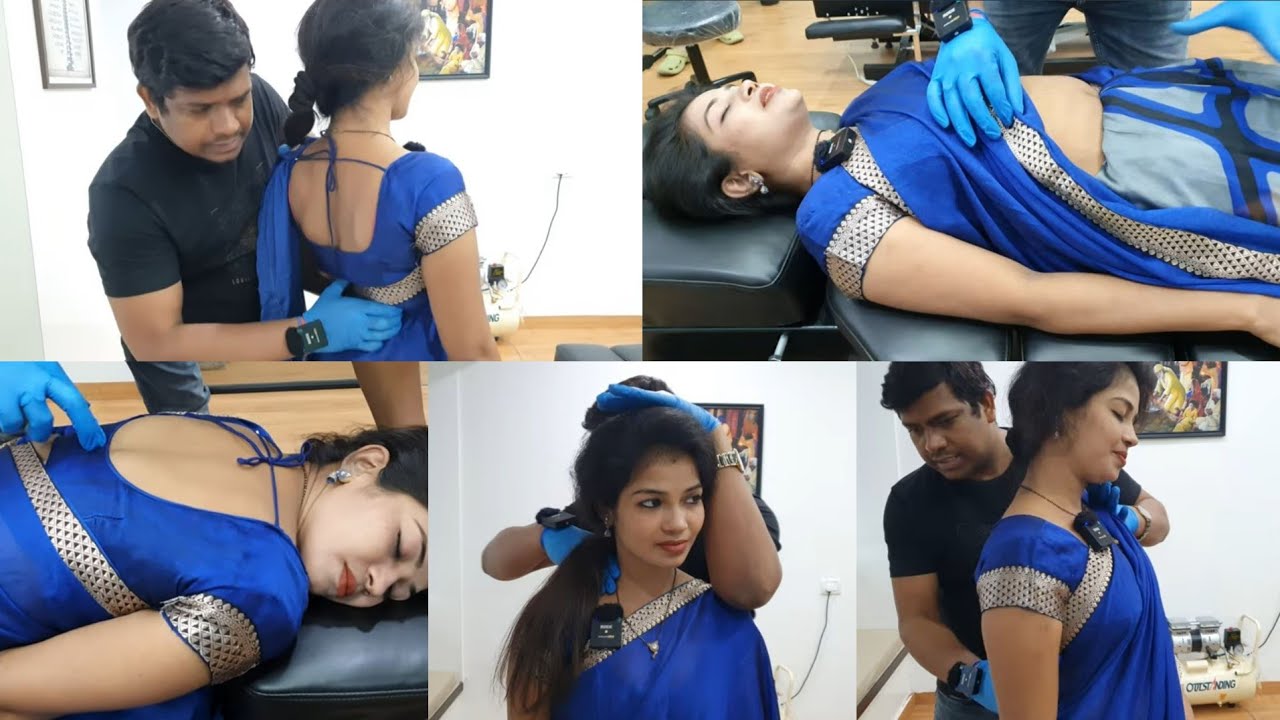 Relieved back pain in three treatment. by Chiropractic technique.