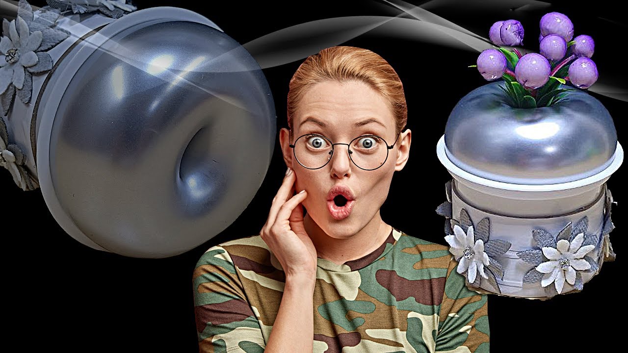 Wow! Make one for yourself and play with it  Vase of balloons