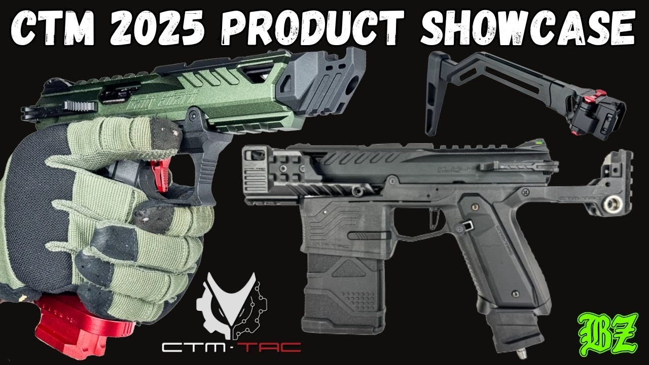 CTM Tac 2025 Airsoft New Product Showcase (AAP-01 + Hi-Capa Accessories, CNC TwinFold Stock)