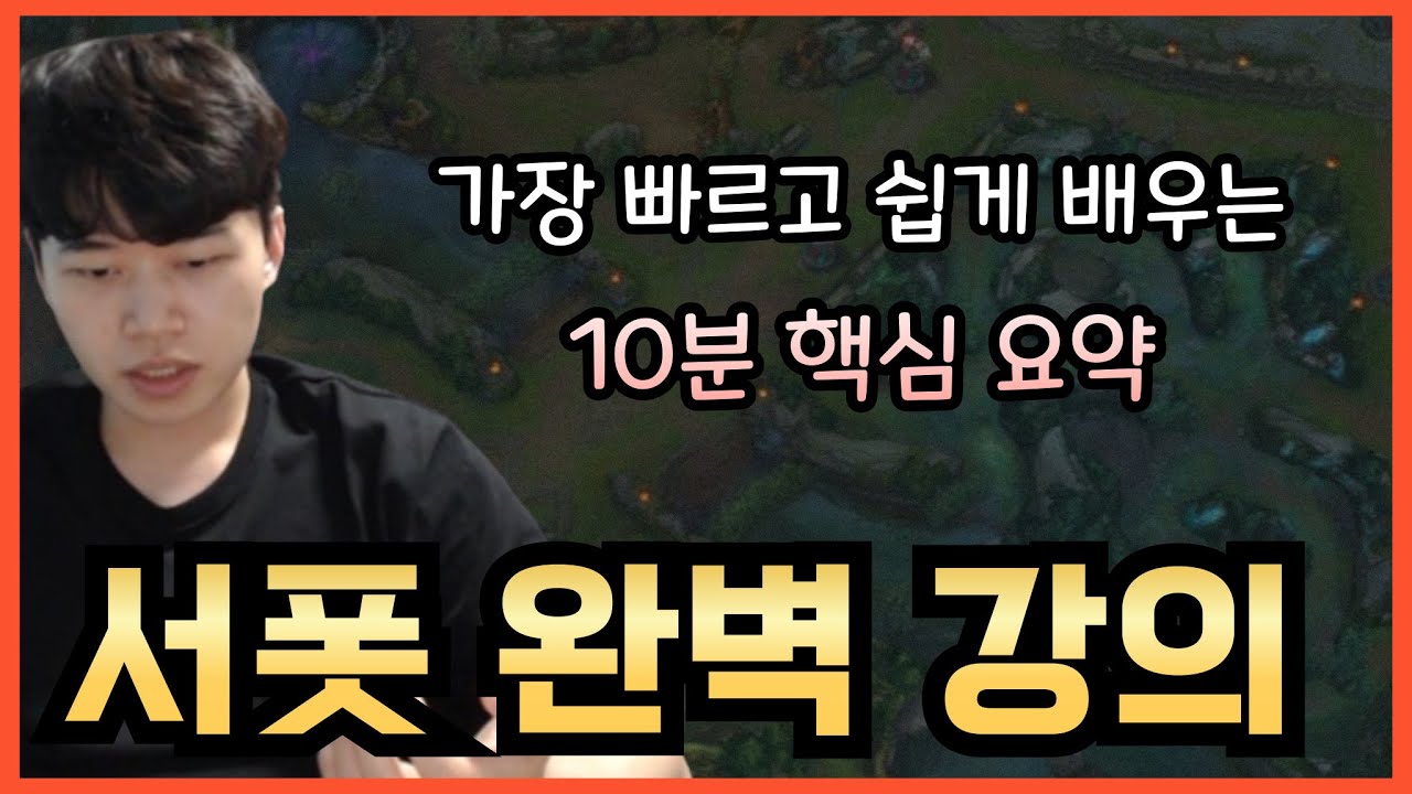 서포터 티어 수직상승하는 비법 풉니다.