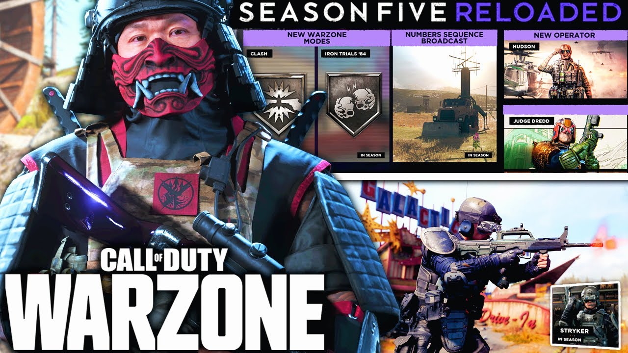 Call Of Duty WARZONE: SEASON 5 RELOADED REVEALED, NEW UPDATE CHANGES, & MORE!