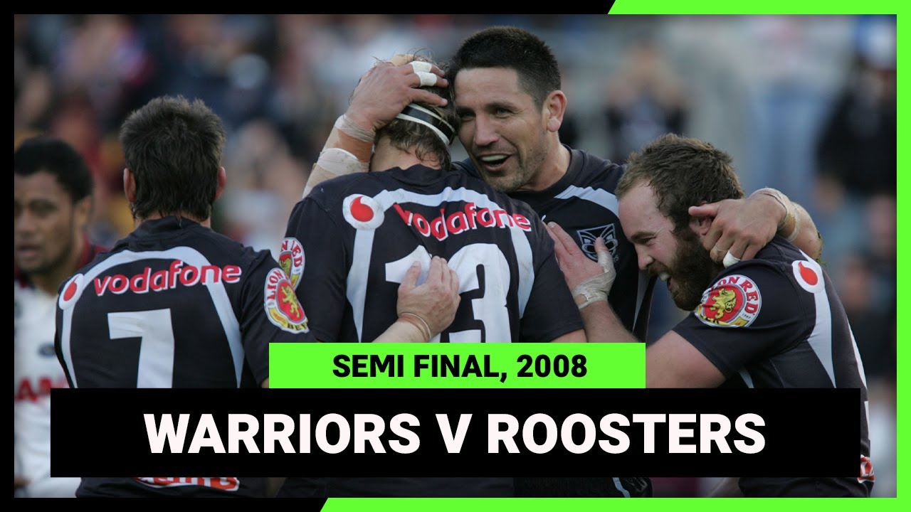 NRL Highlights | NRL Finals Flashback | New Zealand Warriors v Sydney Roosters | Semi Final, 2008
