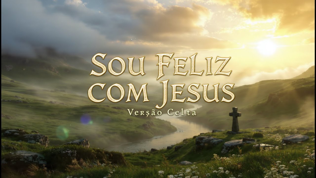 SOU FELIZ COM JESUS - Versão Celta Etérea (Gaita de Foles e Harpa) 🛡️✨