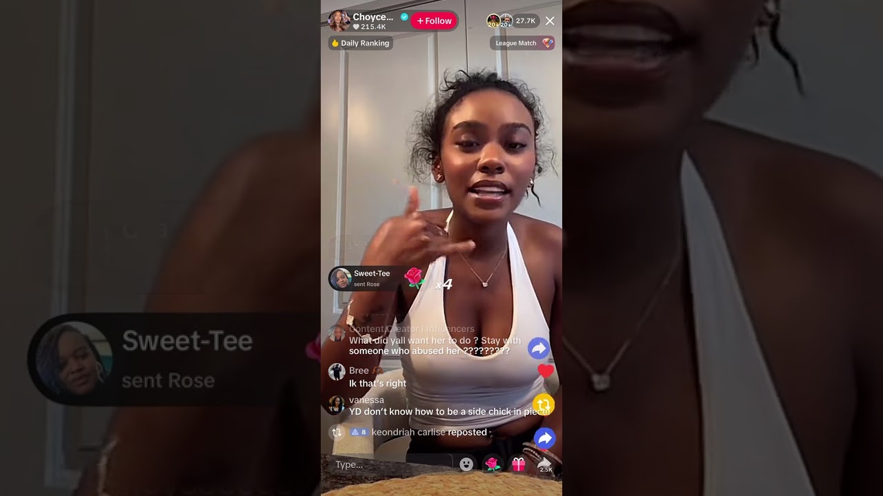 Choyce Brown and Auntie Nae livestream addressing the rumors 