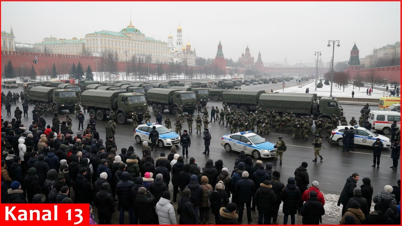 Хаос в Москве: генералы и чиновники охвачены страхом, а безопасность в российской столице не обес...