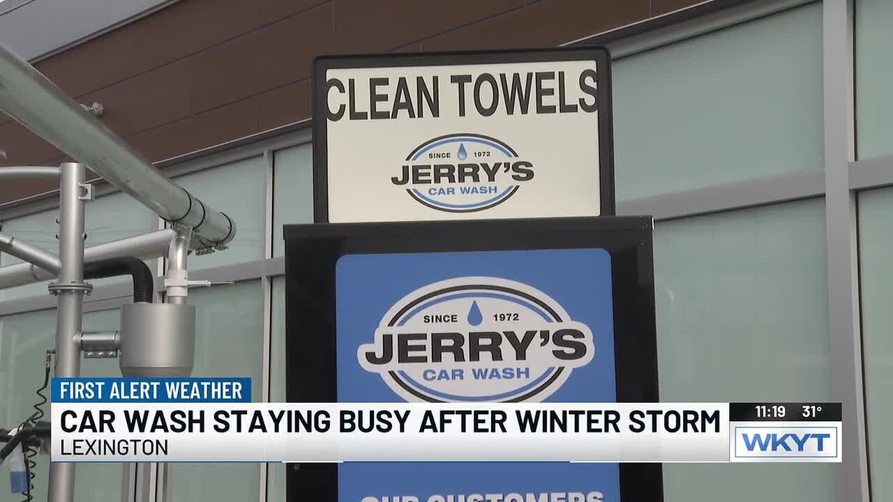 Car washes getting busy after last month’s winter storm