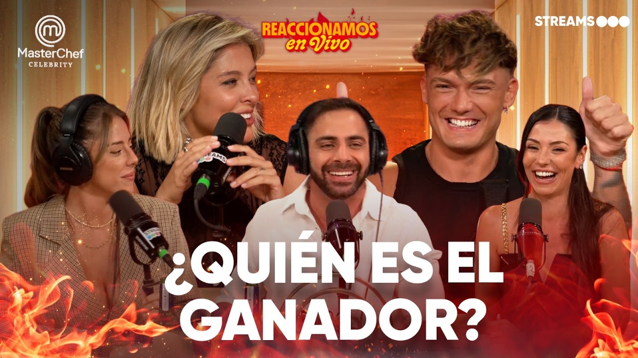 GRAN FINAL DE MASTERCHEF CELEBRITY con GREGO ROSSELLO, NATI JOTA, CHINA ANSA, IAN LUCAS Y LA REINI