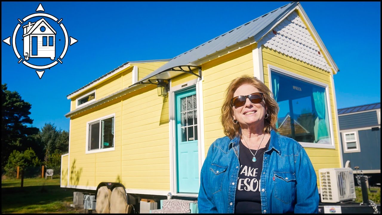 Senior Downsizes into TINY HOUSE COMMUNITY & Finds Happiness