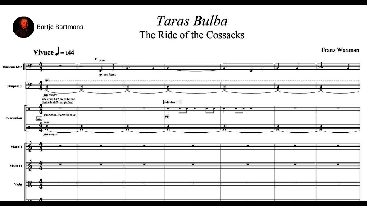 Franz Waxman - The Ride of the Cossacks from 