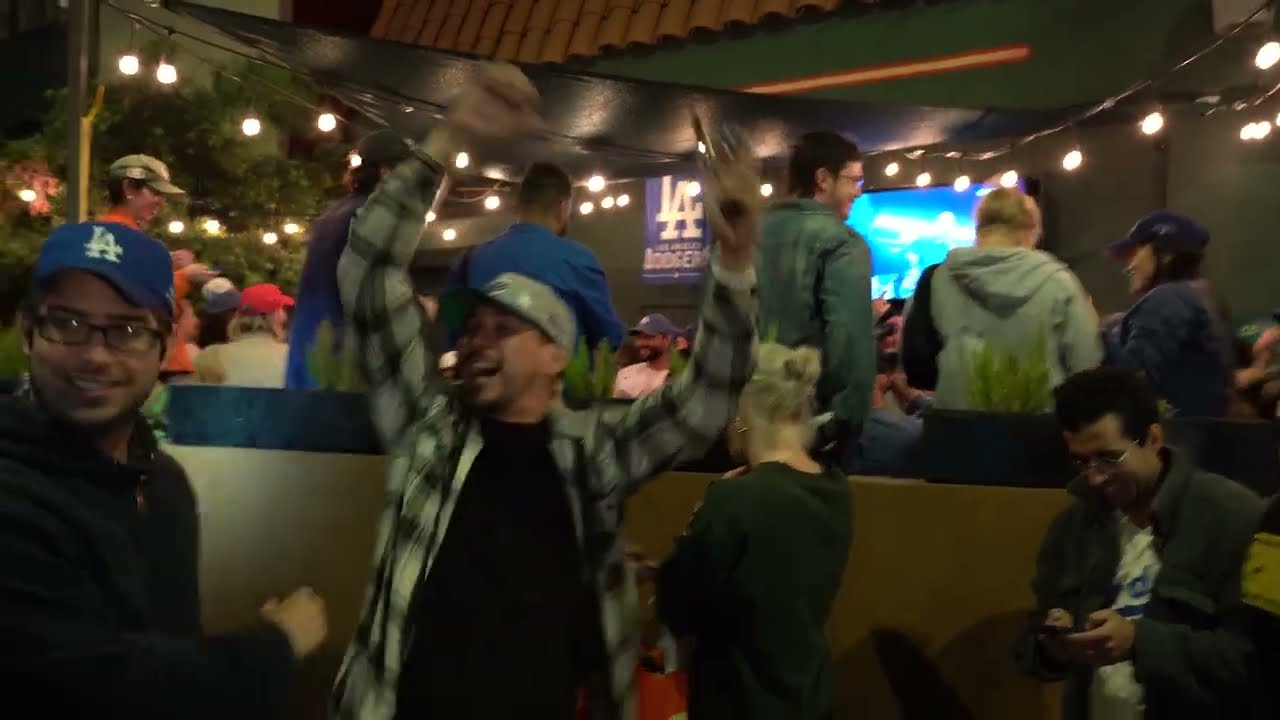 FAN REACTION - DODGERS WIN 2024 WORLD SERIES