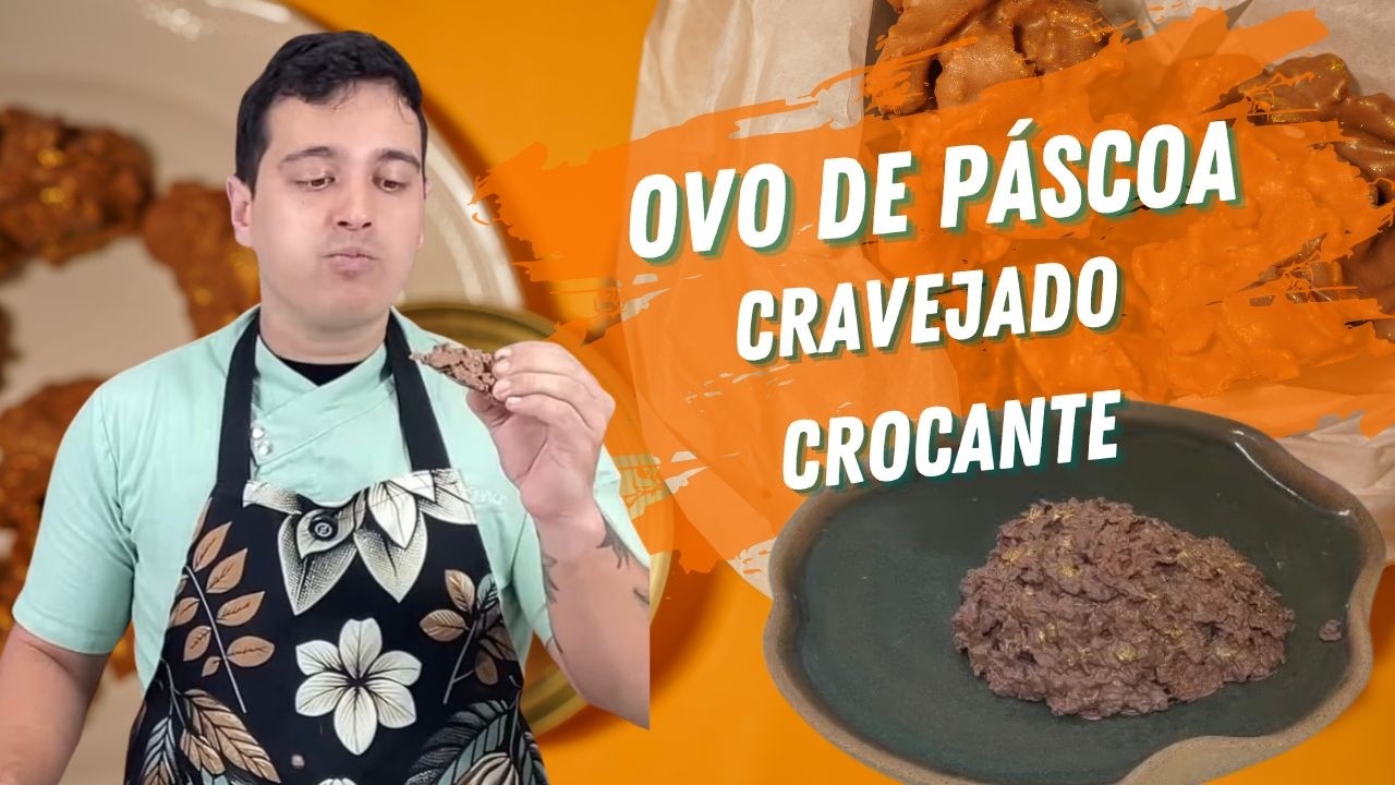 Como fazer ovo de Páscoa Cravejado de Sucrilhos