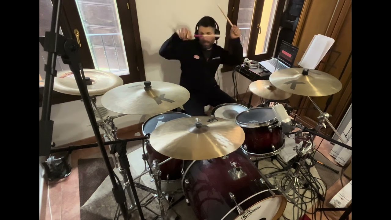 La mia banda suona il rock - IVANO FOSSATI-  DRUM COVER