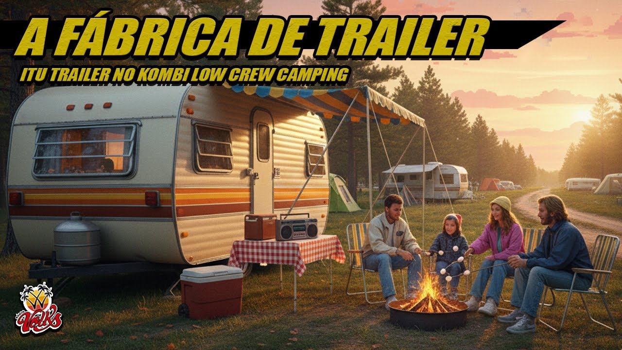 FÁBRICA DE TRAILER NO KOMBI LOW CREW CAMPING