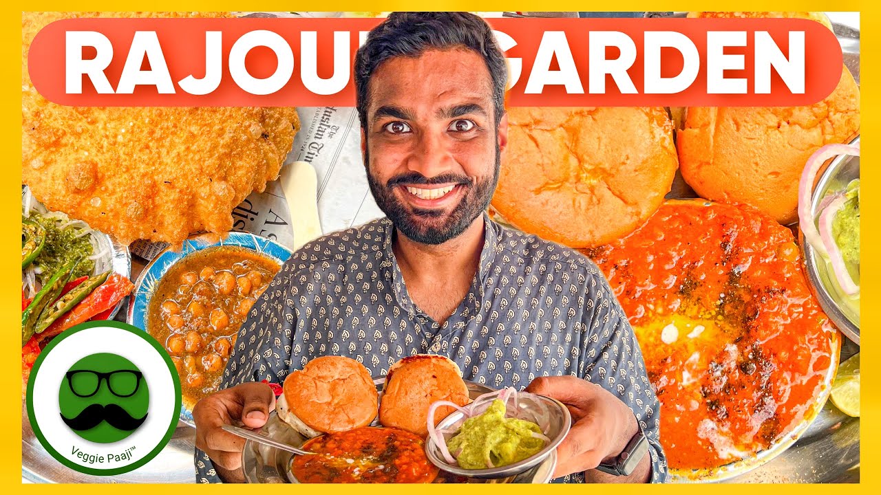 Rajouri Garden Main Market Street Food | Veggie Paaji