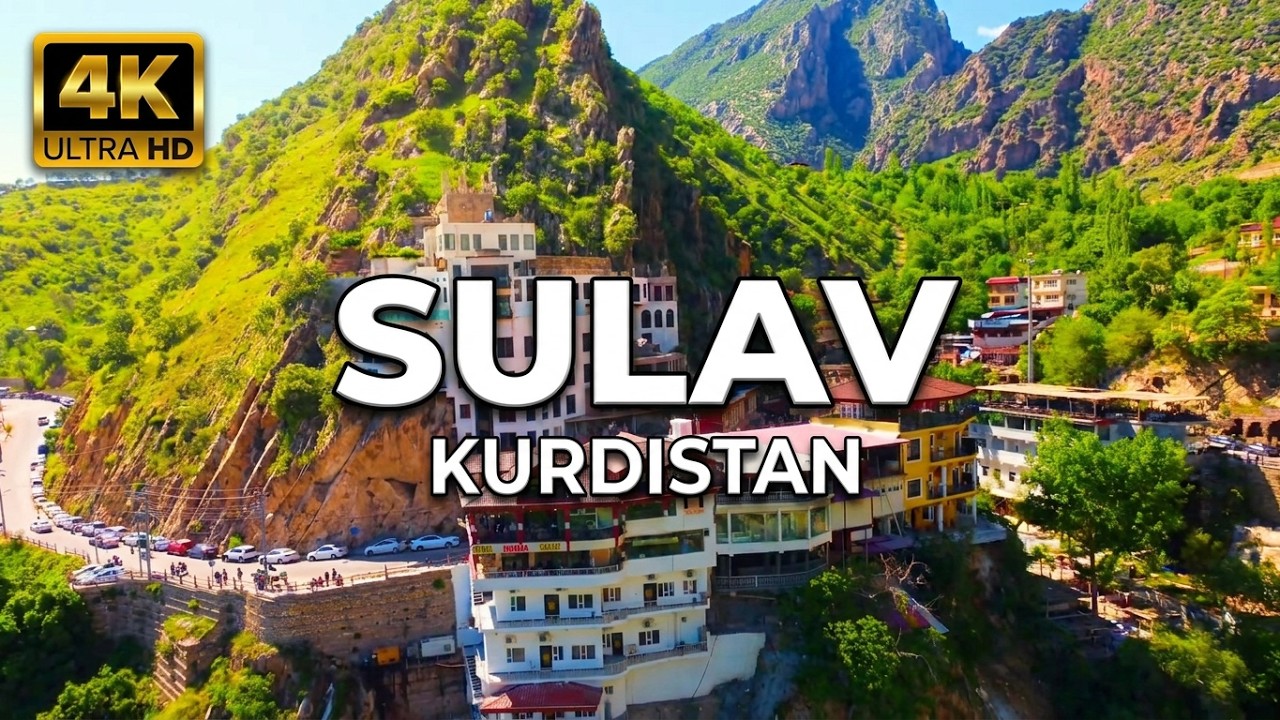 Sulav 4K Drone Amedi Badinan Sulav Resort KURDISTAN NATURE