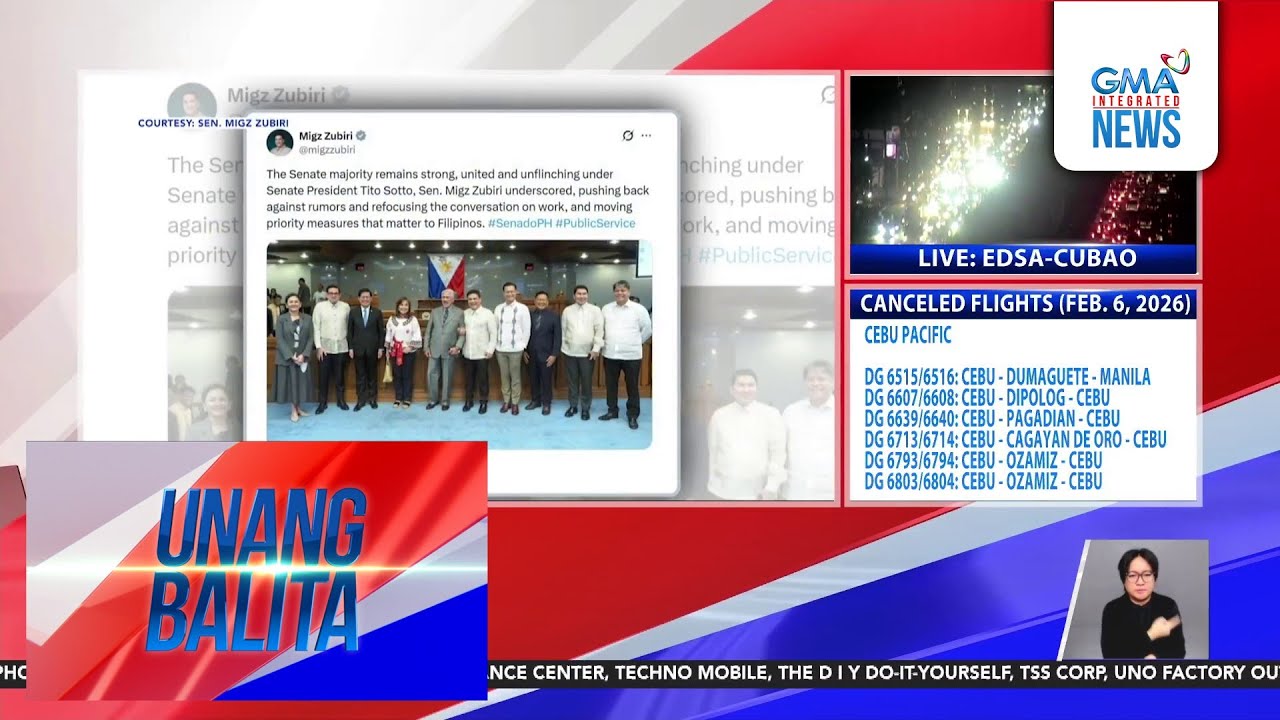 Sen. Zubiri – Sen. Legarda, posibleng maupo bilang Senate President kapag lumipat... | Unang Hirit