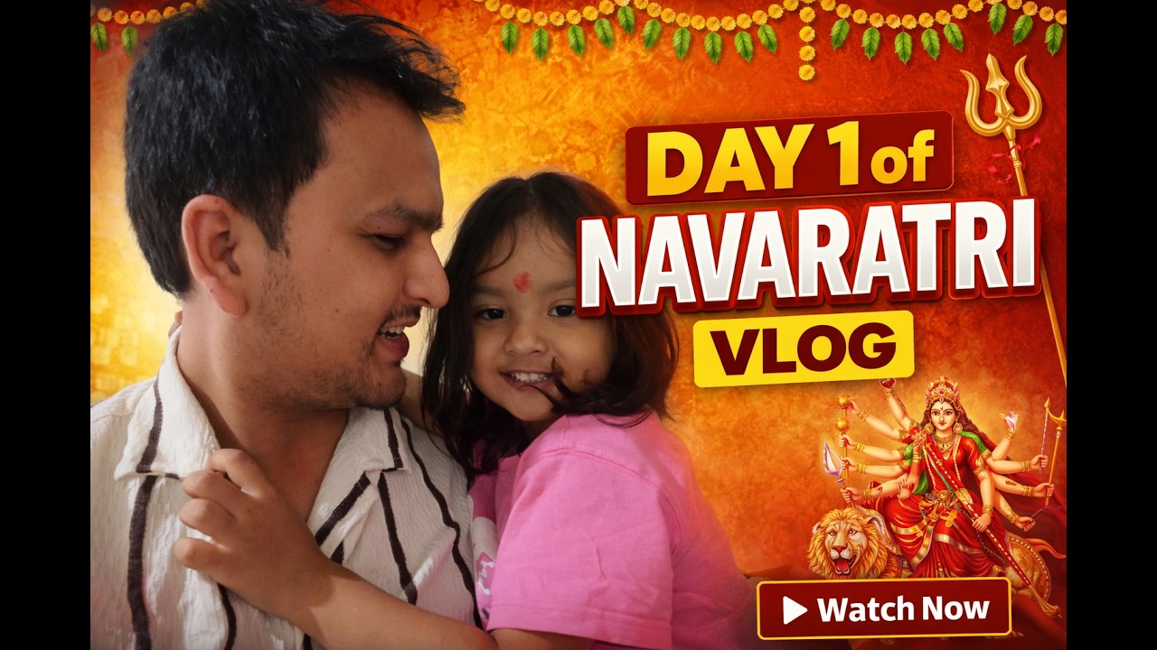 9 Days Without Food? Navratri Fasting Begins 🔥 | Real Day 1 Vlog