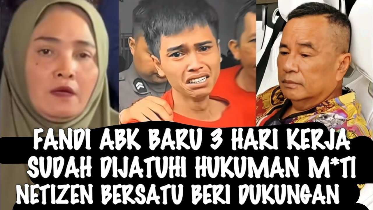 VIRALKAN√√ ABK FANDI RAMADHAN BARU KERJA 3HARI SUDAH DIJATUHI HUKUMAN M*Tl DIDUGA BAWA 2 TON NARK08A