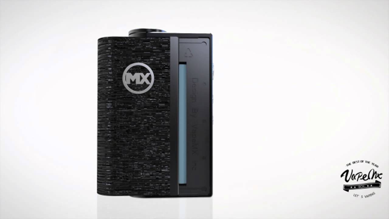 vapemx 150W TC smallest box mod with dual batteries