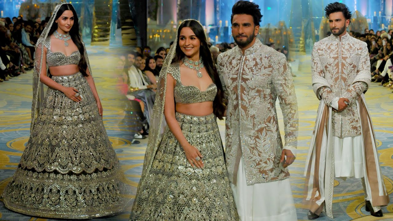 Ranveer Singh- Alia Bhatt's Royal Ramp Walk At NMACC | Lehren TV